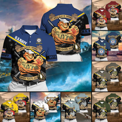 Premium Unique US Multiple Service Polo Shirt