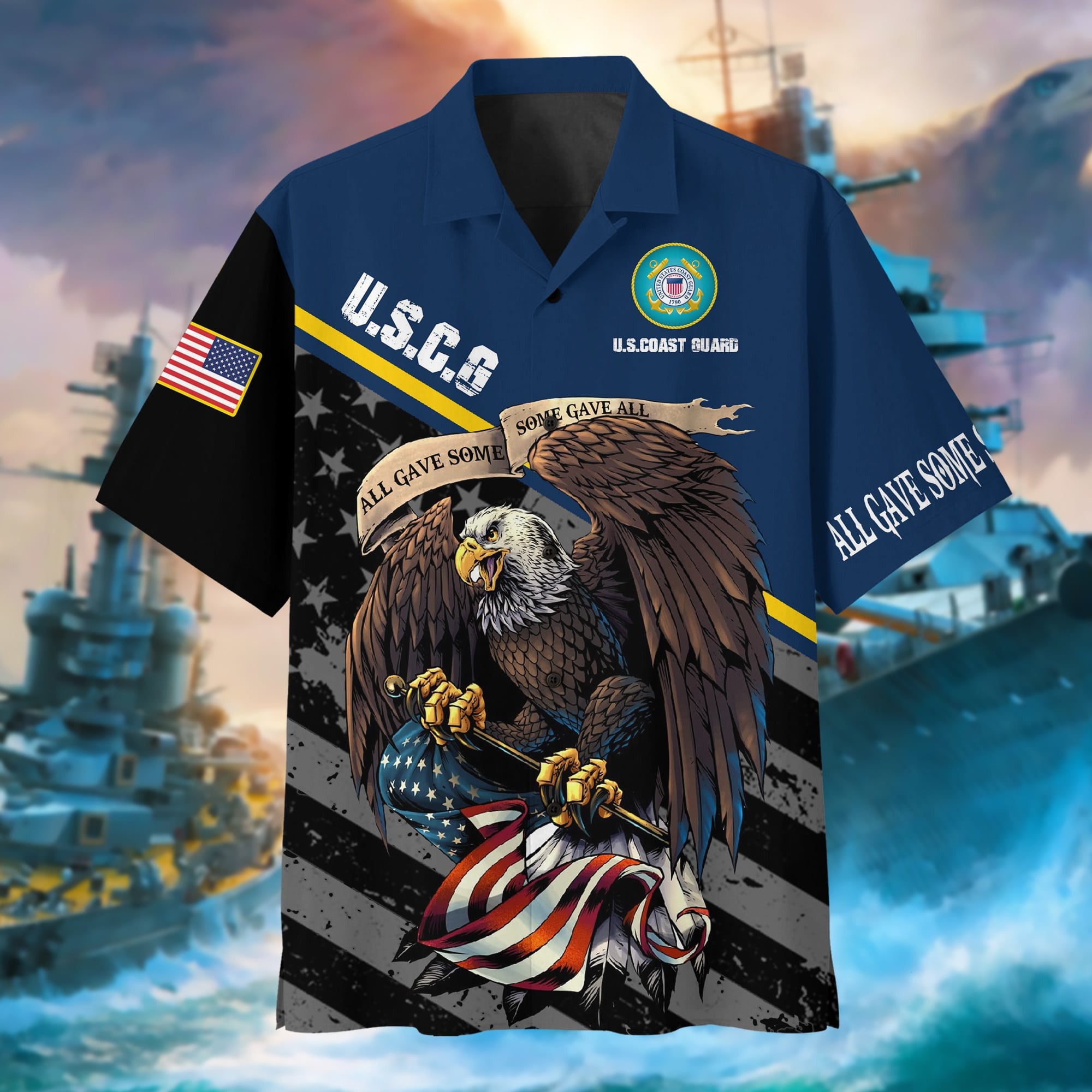 Premium U.S Multiple Service Veteran Hawaii Shirt