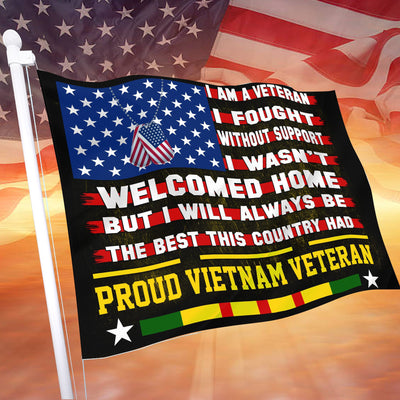 Proud Vietnam Veteran Flag