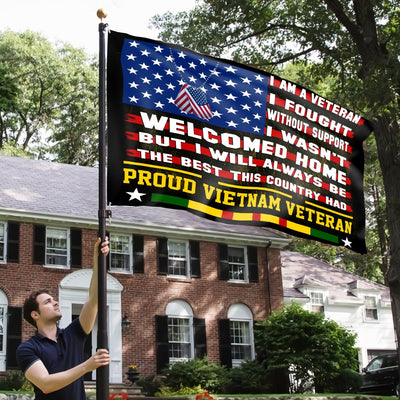 Proud Vietnam Veteran Flag