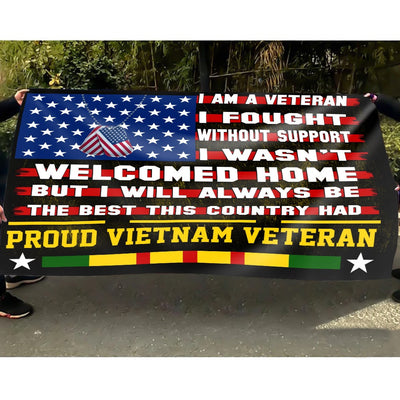 Proud Vietnam Veteran Flag
