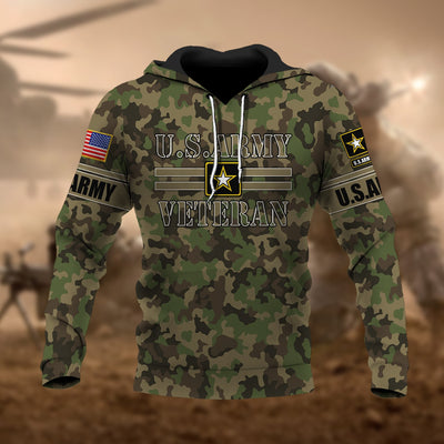 Premium U.S Multiple Service Veteran Hoodie