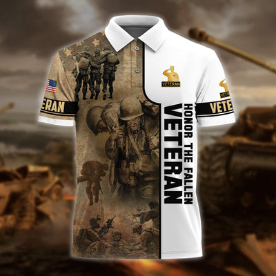 Unique Honor The Fallen Veteran Polo Shirt