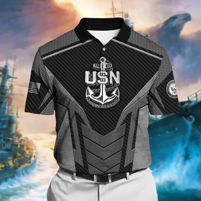 Premium U.S Multiple Service Veteran Polo Shirt