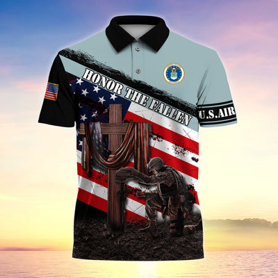 Premium U.S Multiple Service Veteran Polo Shirt
