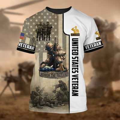 Premium U.S Multiple Service Veteran Polo Shirt