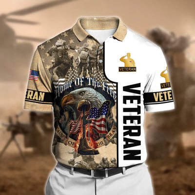 Premium U.S Veteran Polo Shirt