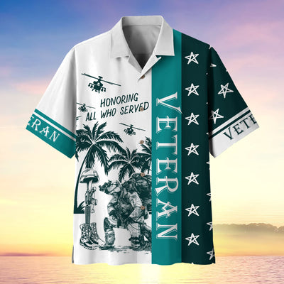 Premium U.S Multiple Service Veteran Hawaii Shirt