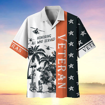 Premium U.S Multiple Service Veteran Hawaii Shirt