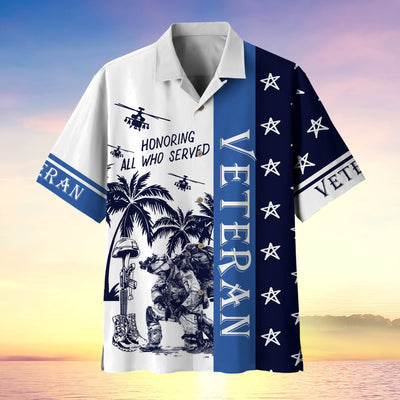 Premium U.S Multiple Service Veteran Hawaii Shirt