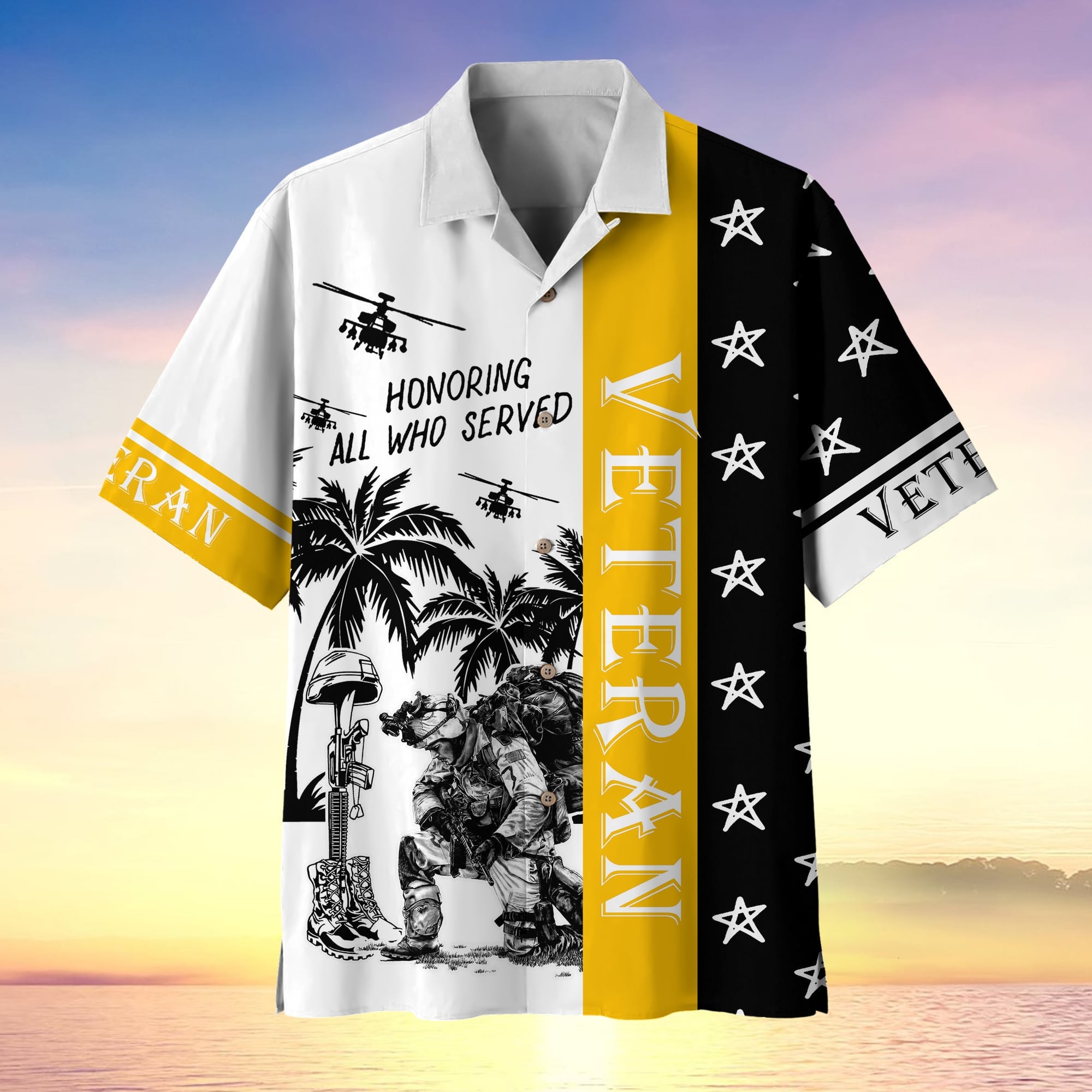 Premium U.S Multiple Service Veteran Hawaii Shirt