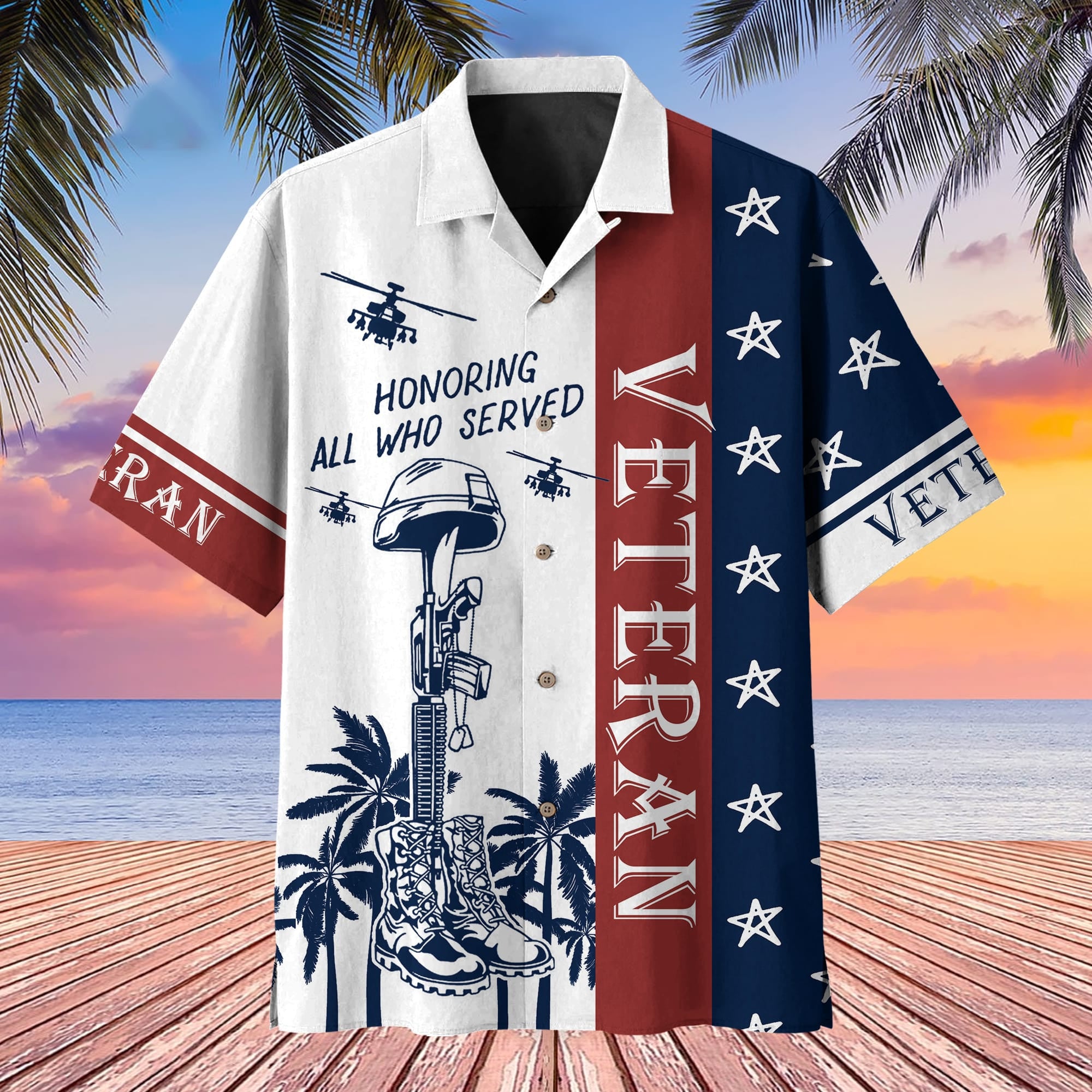 Premium U.S Veteran Hawaii Shirt