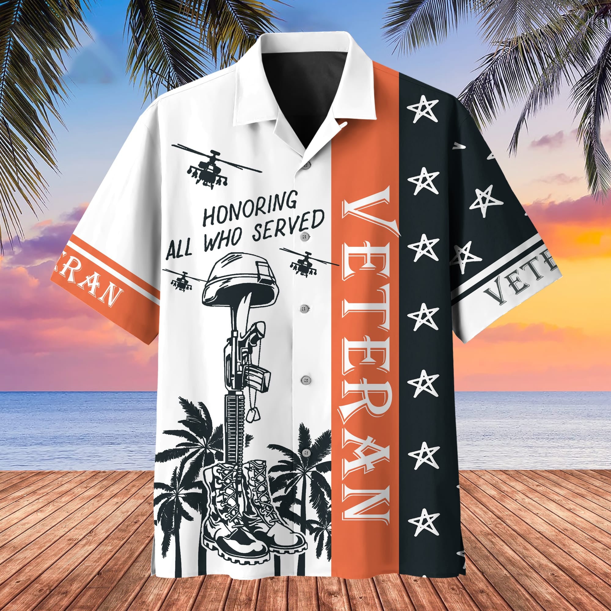 Premium U.S Veteran Hawaii Shirt