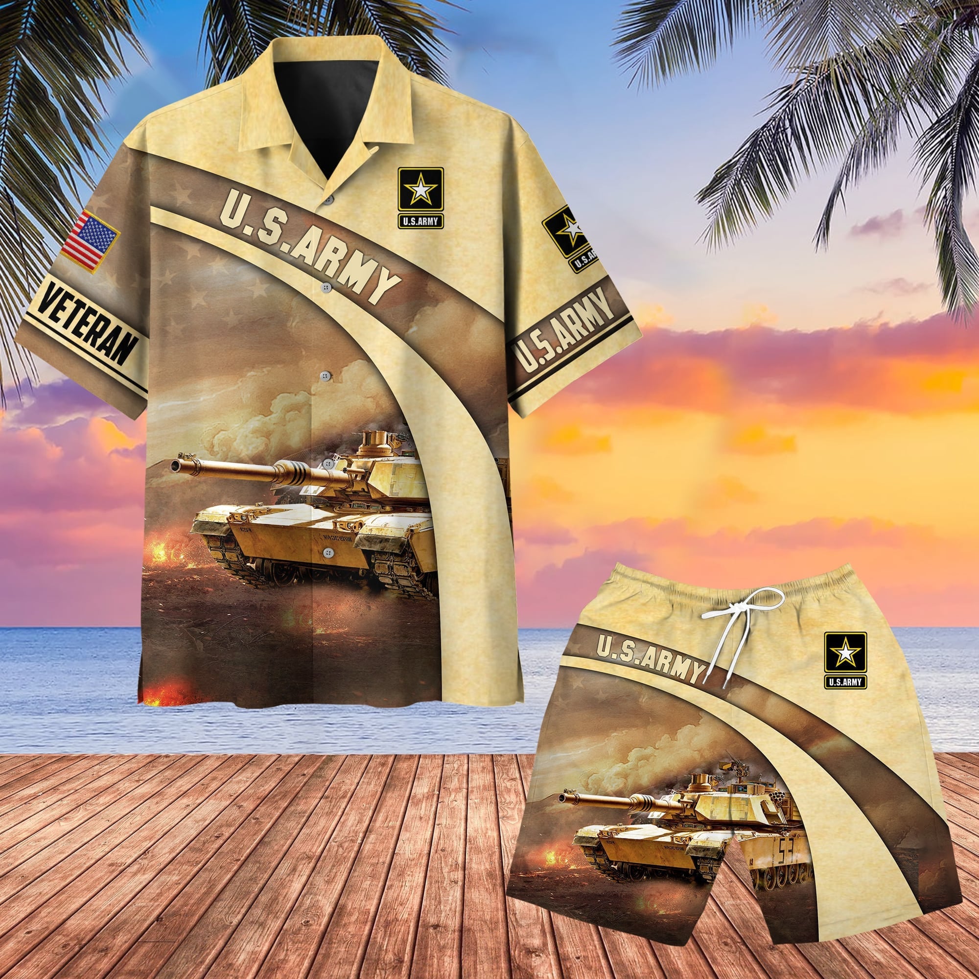 Premium U.S Veteran Hawaii Shirt