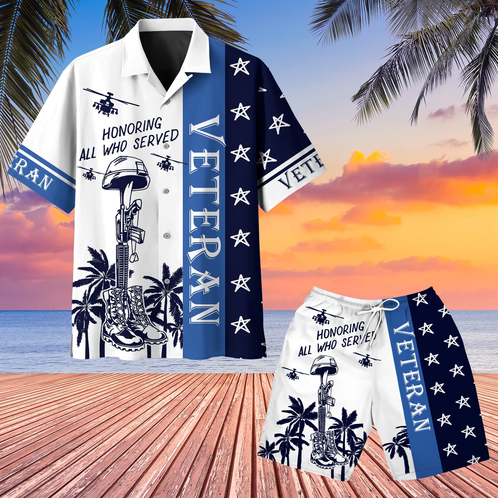 Premium U.S Veteran Hawaii Set