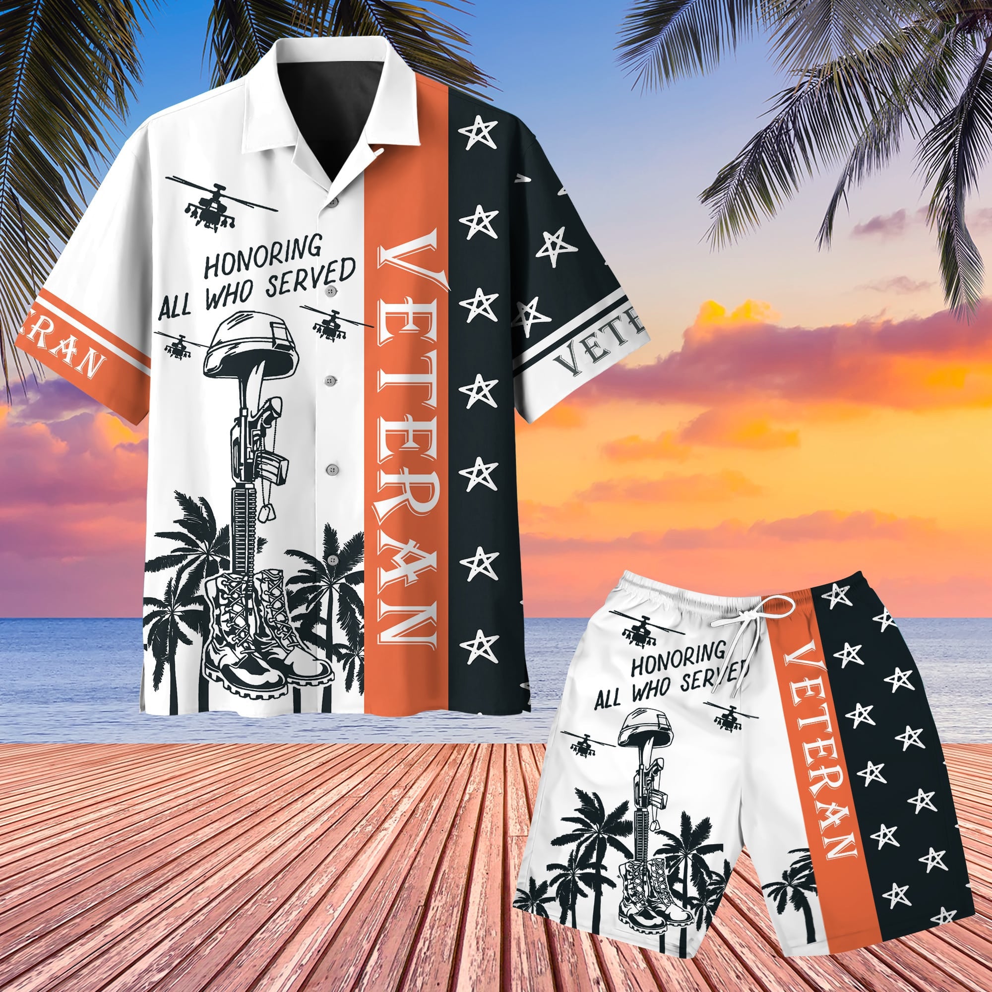 Premium U.S Veteran Hawaii Set