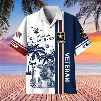 Premium U.S Veteran Hawaii Shirt