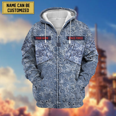 Premium Personalised US Veteran Zip Hoodie