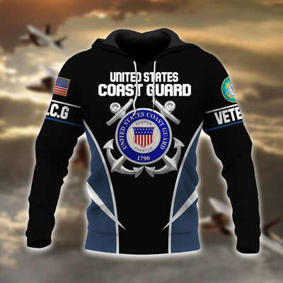 Premium Multiple US Military Services Veteran Hoodie
