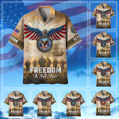 Premium Freedom Is Not Free US Veteran Hawaii Shirt