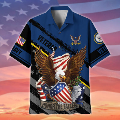 Premium Honor The Fallen US Veteran Polo And Hawaii Shirt