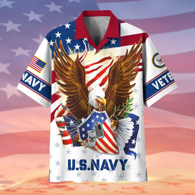 Premium Eagle US Veteran Hawaii Shirt