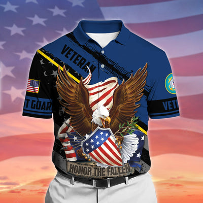 Premium Honor The Fallen US Veteran Polo And Hawaii Shirt