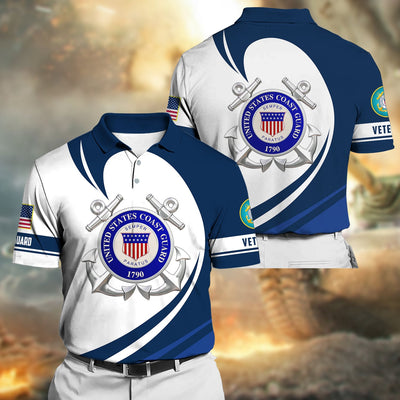 Premium Proudly Served US Veteran Polo Shirt