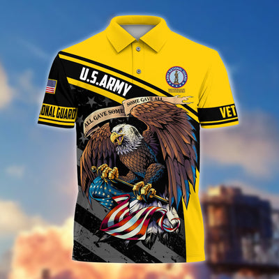 Premium Eagle US Veteran Polo Shirt