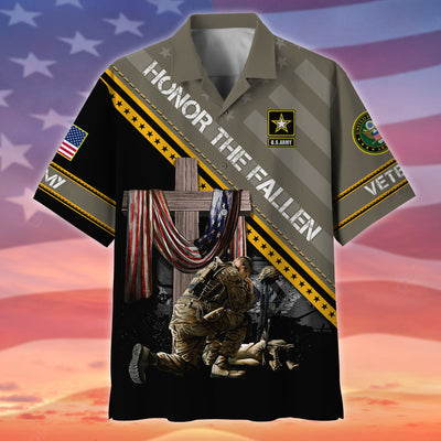 Premium Honor The Fallen US Veteran Hawaii Shirt