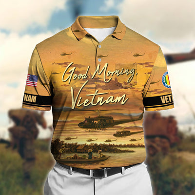 Premium Good Morning, Vietnam Polo And Hawaii Shirt