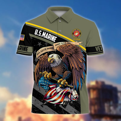 Premium Eagle US Veteran Polo Shirt