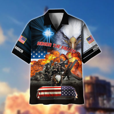 Premium Honor The Fallen Polo And Hawaii Shirt