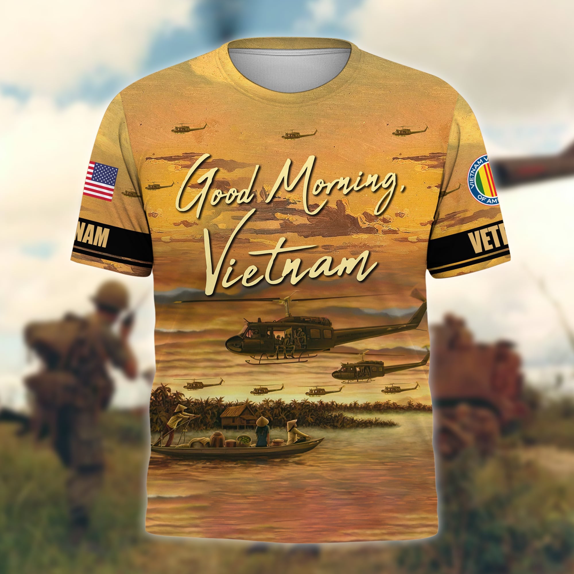 Premium Good Morning, Vietnam Polo And Hawaii Shirt