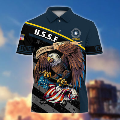 Premium Eagle US Veteran Polo Shirt