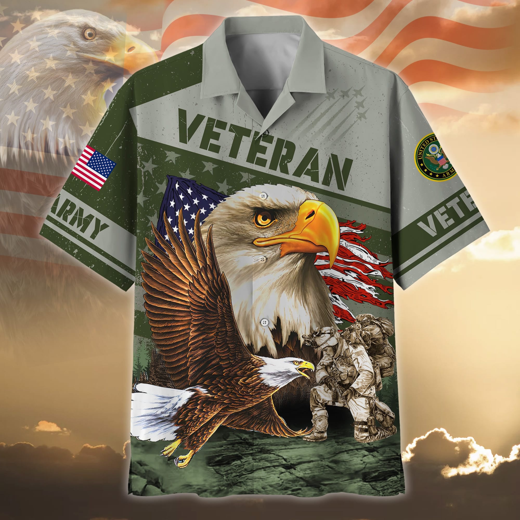 Unique Proudly Served US Veteran Hawaii Shirt