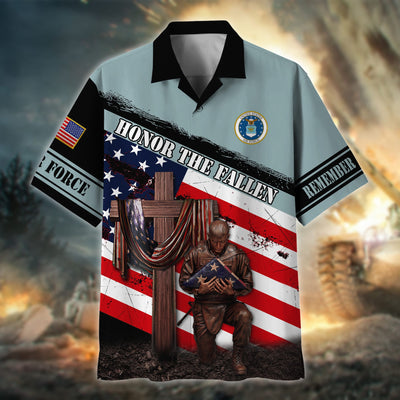 Premium Honor The Fallen US Veteran Polo And Hawaii Shirt