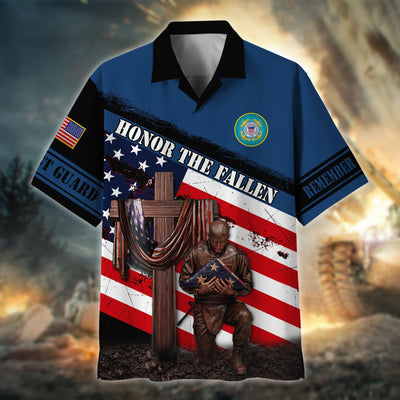 Premium Honor The Fallen US Veteran Polo And Hawaii Shirt