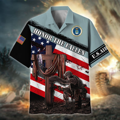 Premium Honor The Fallen US Veteran Hawaii Shirt