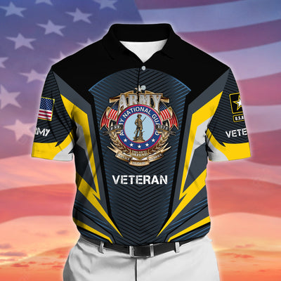 Premium Proudly Served US Veteran Polo Shirt