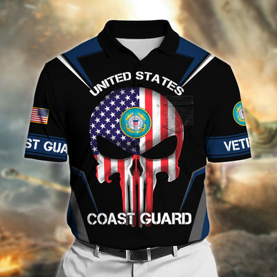 Premium US Veteran Polo Shirt With Pocket