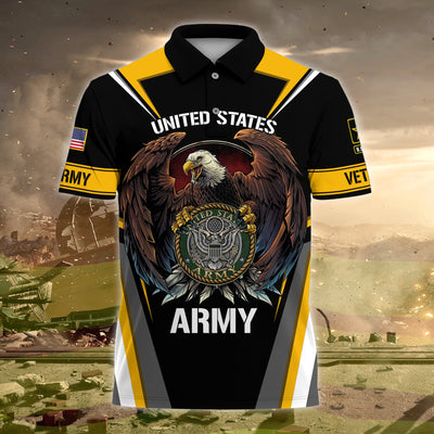 Premium US Veteran Polo Shirt
