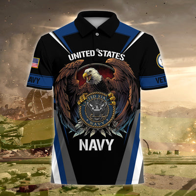 Premium US Veteran Polo Shirt