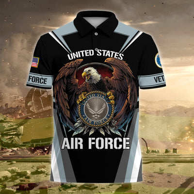 Premium US Veteran Polo Shirt