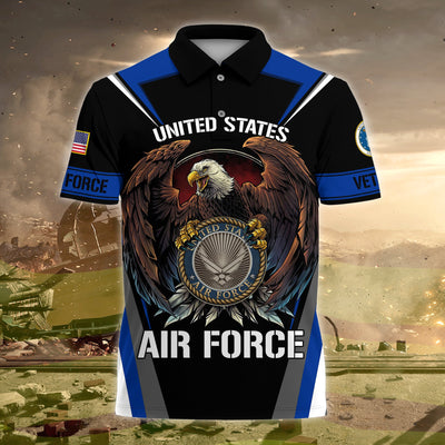 Premium US Veteran Polo Shirt