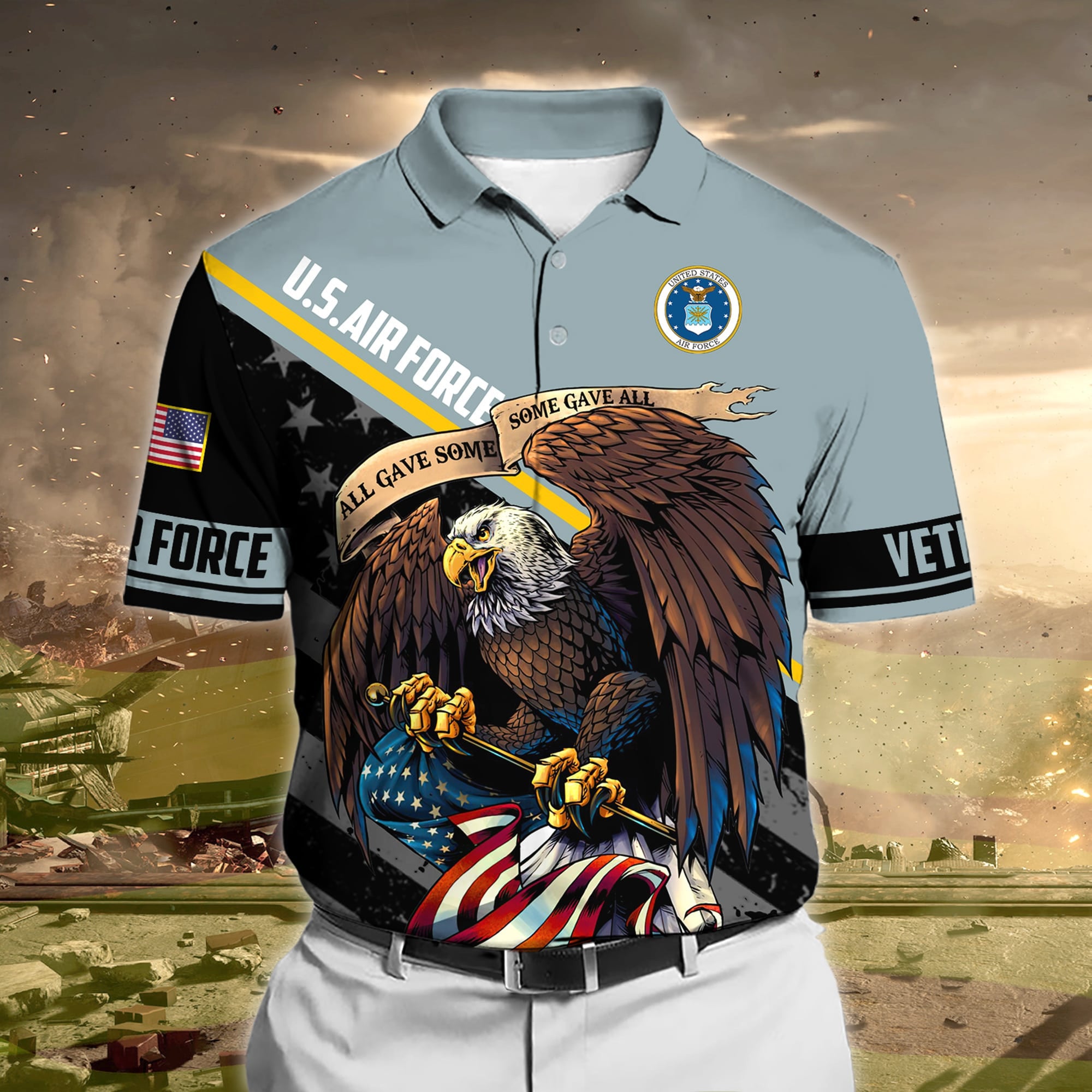 Premium Honoring All Who Served US Veteran Polo And Hawaii Shirt