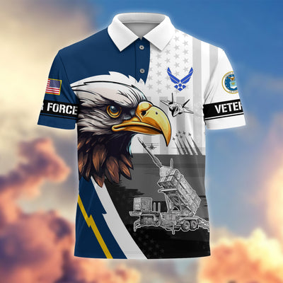 Premium Honoring All Who Served US Veterans Polo Shirt