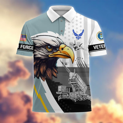 Premium Honoring All Who Served US Veterans Polo Shirt