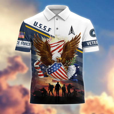 Premium Proudly Served US Veterans Polo Shirt
