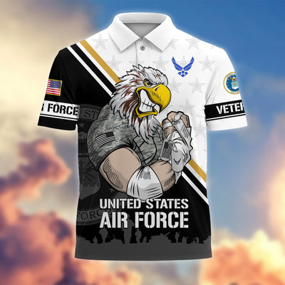 Premium Proudly Served US Veterans Polo Shirt